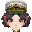 海军风绿色帽子(女)