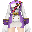海军风紫色衣服(女)