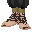 黑色波斯勇士鞋子(女)