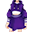 紫色运动流行衣服(女)