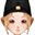 黑色机车帽子(女)