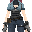 蓝色探险者衣服(女)