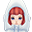 蓝色鲨鱼宝宝帽(女)