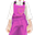 粉色工装衣服(女)