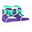 Summer Kickflip Purple Shoes (F)