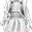 蛇武士白色衣服(女)