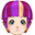 Aqua Splash Burgundy Hat (F)