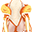 Aqua Splash Orange Suit (F)