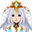 白色冬日巫师帽子(女)