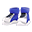 蓝色白条鞋(女)