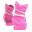粉色糖果手杖手套(女)