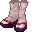 玫瑰兔子和服鞋子(女)