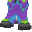 3rd Anniversary Mecha Purple Shoes (M)