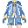 2025 Christmas Blue Suit (M)