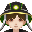 Firefighter 2025 Green Hat (M)
