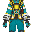 Firefighter 2025 Cyan Suit (M)