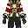 Firefighter 2025 Red Suit (M)
