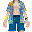 2025 Swimsuit Blue Suit (M)