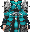 东方勇士青色衣服(男)