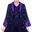 深色人工智能浴衣衣服(男)