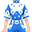 蓝色现代外星人衣服(男)