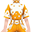 橙色现代外星人衣服(男)