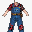 蓝色查理猎手衣服(男)