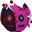 Sewn Demon Pink Hat (M)