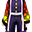 橙色日系制服衣服(男)