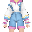 复活节兔子粉色衣服(男)