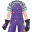 Street Bunny Purple Suit (M)