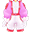 粉色春季兔子衣服(男)