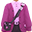Botanist Musician Magenta Suit (M)