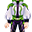 绿色未来奔跑者衣服(男)