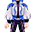 蓝色未来奔跑者衣服(男)