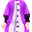 紫色狐系衣服(男)