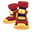 红色故障流鞋子(男)