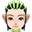 绿色奢华燕尾服帽子(男)
