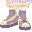 Lotus Blossom Purple Shoes (M)