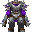 紫色中世纪骑士衣服(男)