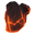 Obsidian Flame Orange Hands (M)