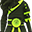 Obsidian Flame Green Suit (M)