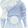 Obsidian Flame White Suit (M)