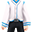 蓝色红宝石浴衣衣服(男)
