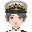 海军风白色帽子(男)