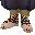 蓝色波斯勇士鞋子(男)