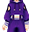 紫色运动流行衣服(男)