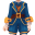 Lucky Clover Blue Suit (M)