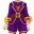 Lucky Clover Purple Suit (M)
