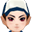 蓝色机车帽子(男)